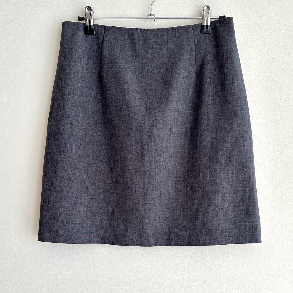 Classic Gray Pencil Skirt, Vintage 90s Juniors Casual Grey Skirt, Size 5/6